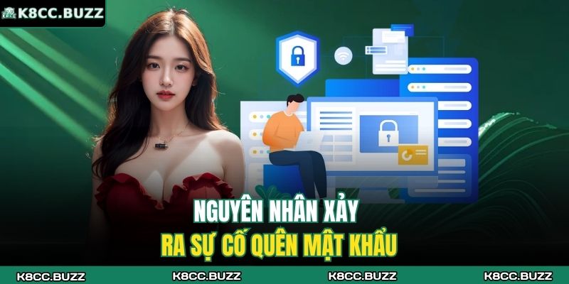 Nguyên nhân xảy ra sự cố quên mật khẩu