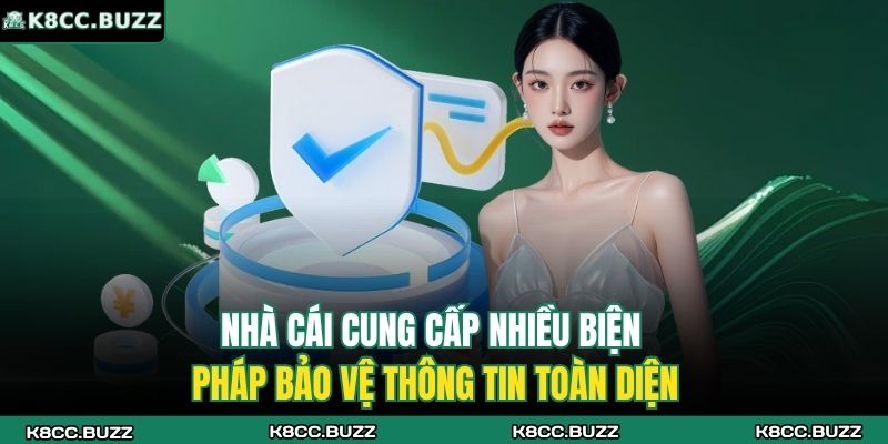 Nhà cái cung cấp nhiều biện pháp bảo vệ thông tin toàn diện